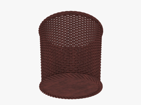 Wicker Basket 3Dモデル
