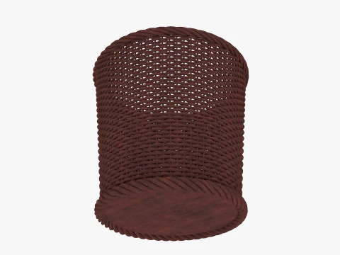Wicker Basket 3D Model