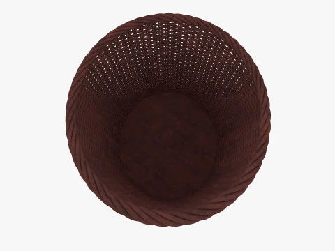 Wicker Basket 3D Model