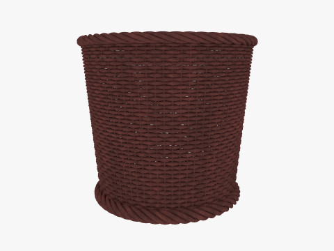 Wicker Basket 3Dモデル