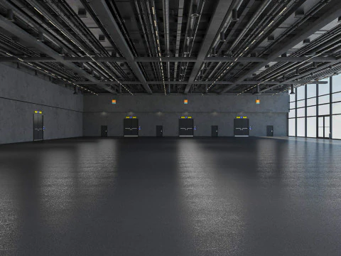 Exhibition Hall 34 3D Model