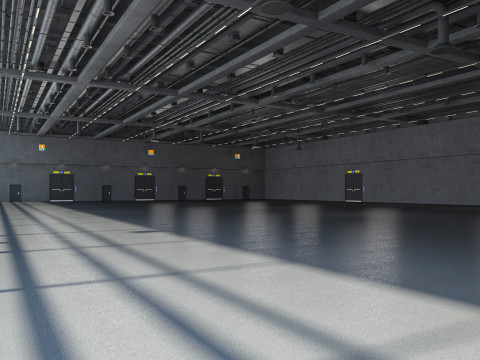 Exhibition Hall 34 3D Model