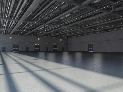 Exhibition Hall 34 3D Model