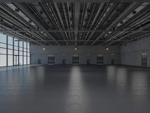 Exhibition Hall 34 3D Model