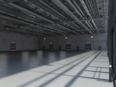 Exhibition Hall 34 3D Model