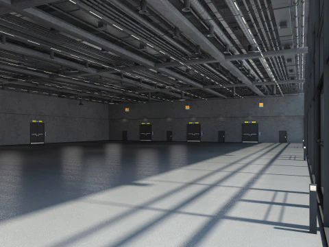Exhibition Hall 34 3D Model