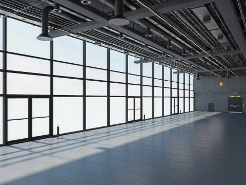 Exhibition Hall 34 3D Model