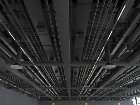 Exhibition Hall 34 3D Model