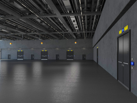 Exhibition Hall 34 3D Model