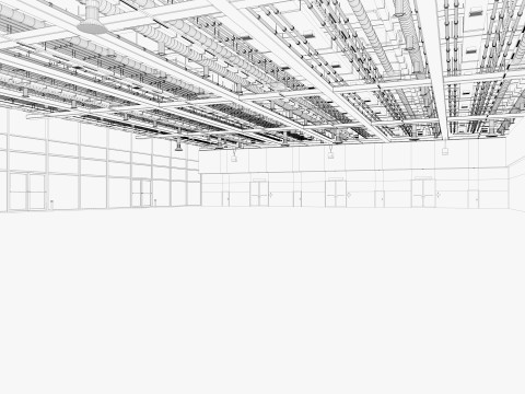 Exhibition Hall 34 3D Model