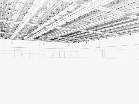 Exhibition Hall 34 3D Model