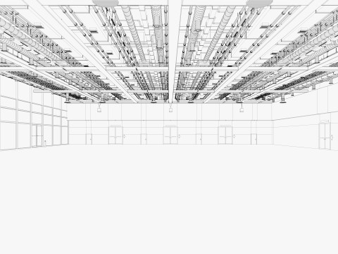 Exhibition Hall 34 3D Model