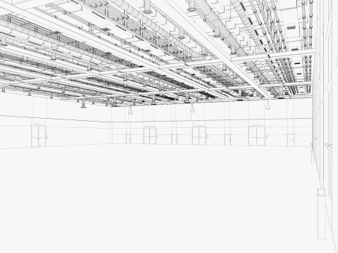 Exhibition Hall 34 3D Model