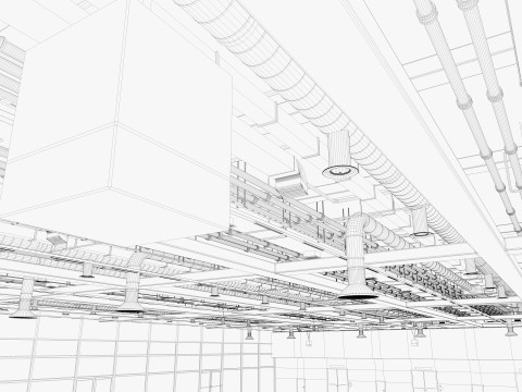 Exhibition Hall 34 3D Model