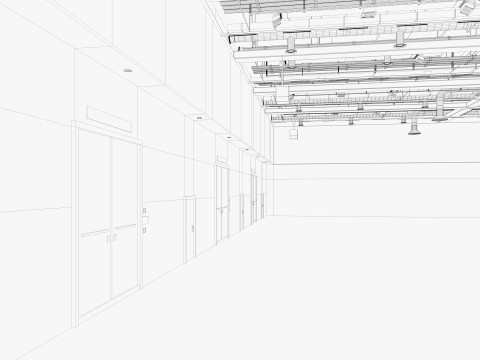 Exhibition Hall 34 3D Model