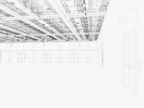 Exhibition Hall 34 3D Model