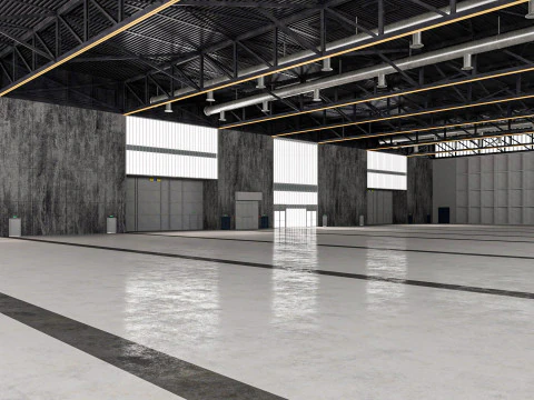Convention and Exhibition Center 2 3D Model