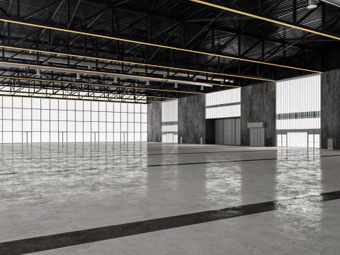 Convention and Exhibition Center 2 3D Model