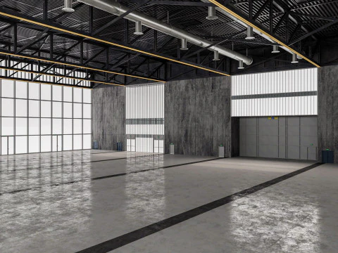 Convention and Exhibition Center 2 3D Model