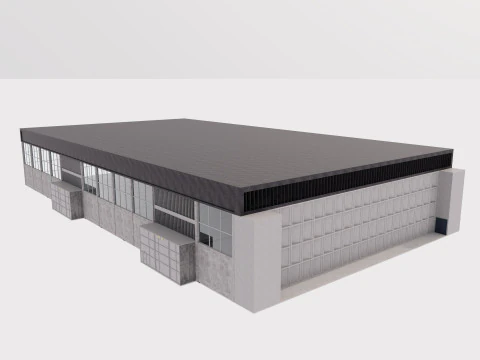 Convention and Exhibition Center 2 3D Model