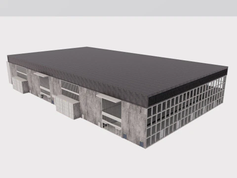 Convention and Exhibition Center 2 3D Model