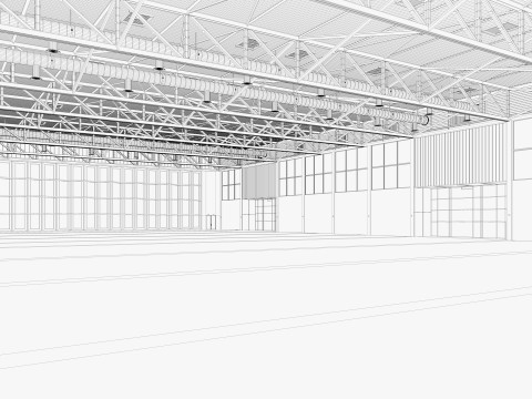 Convention and Exhibition Center 2 3D मॉडल