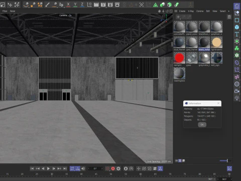Convention and Exhibition Center 2 3D Model