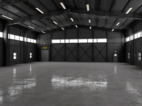 Airplane Hangar 3 Modelo 3D