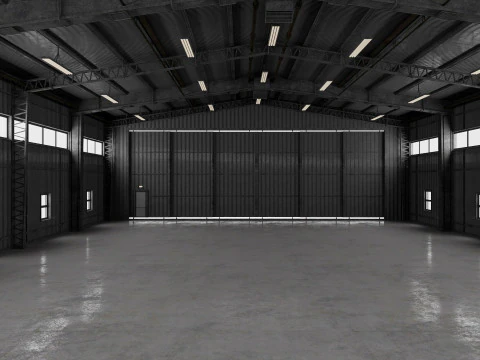 Airplane Hangar 3 3D Model
