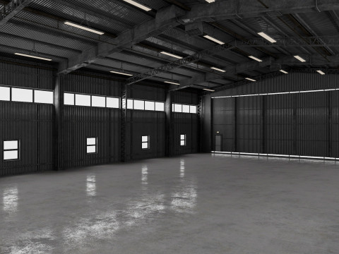 Airplane Hangar 3 Modelo 3D