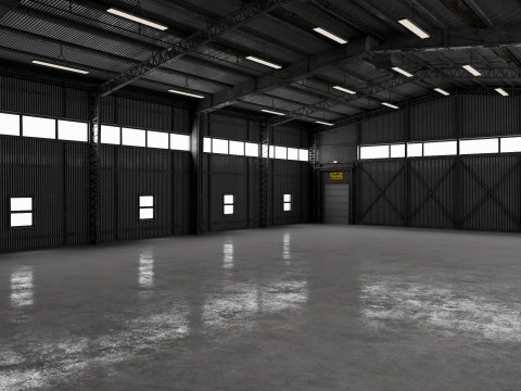 Airplane Hangar 3 Modelo 3D