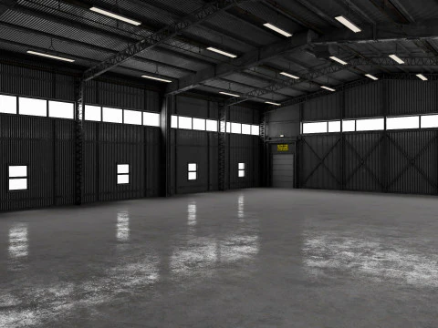 Airplane Hangar 3 3D Model
