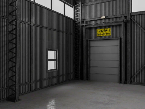 Airplane Hangar 3 3D Model