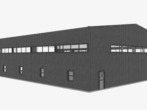 Airplane Hangar 3 3D Model