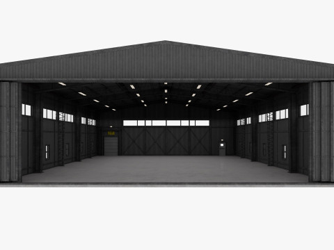 Airplane Hangar 3 Modelo 3D