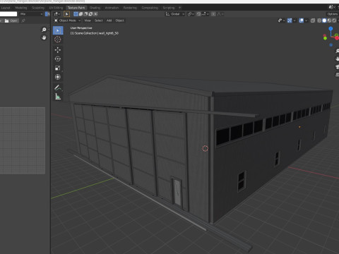 Airplane Hangar 3 Modelo 3D