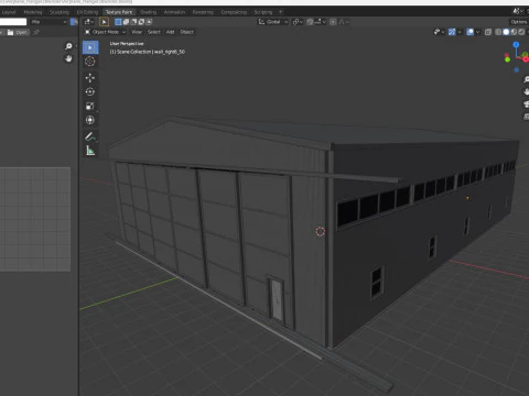Airplane Hangar 3 3D Model