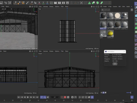 Airplane Hangar 3 3D Model