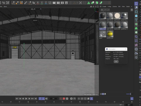 Airplane Hangar 3 3D Model