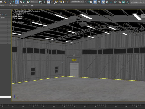 Airplane Hangar 3 Modelo 3D