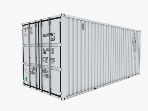 Industrial warehouse equipments props pack Low-poly 3D Model