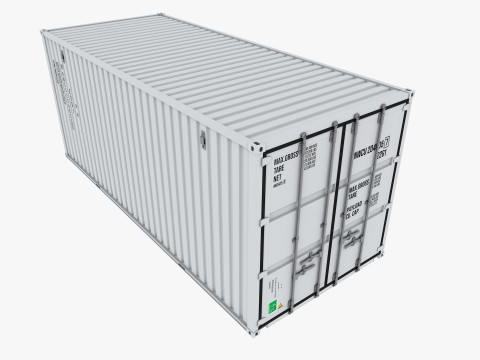 Industrial warehouse equipments props pack Low-poly 3D Model