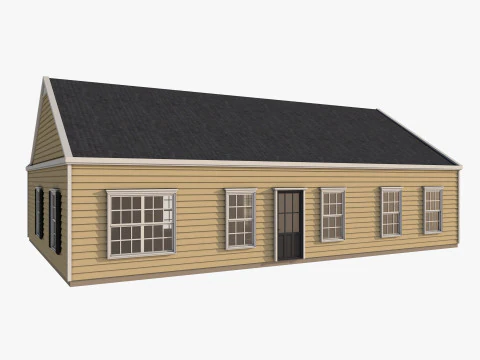 Classical American Houses Collection 3D Model
