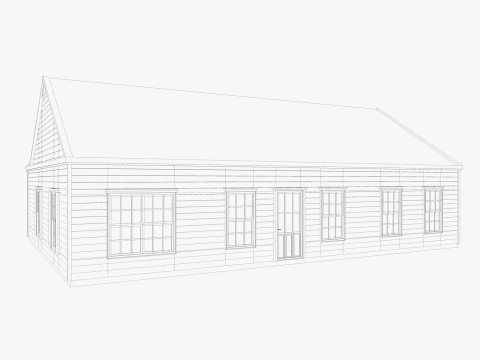 Classical American Houses Collection 3D Model