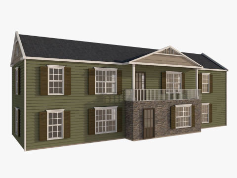 Classical American Houses Collection 3Dモデル