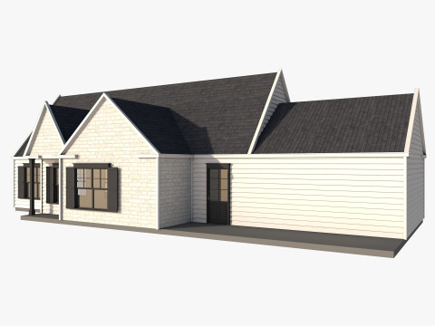 Classical American Houses Collection 3Dモデル