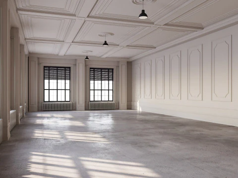 Interno del sottotetto 8 Modello 3D