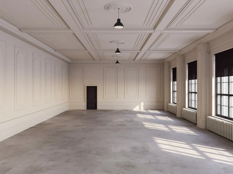 Interno del sottotetto 8 Modello 3D