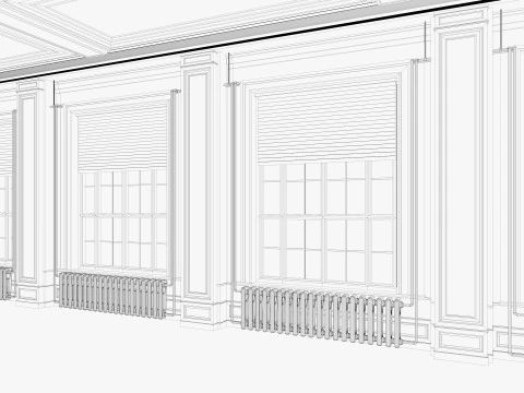 Interno del sottotetto 8 Modello 3D