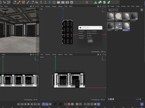 Interno del sottotetto 8 Modello 3D